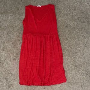 cute short red dress